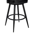 thumbnail image 5 of Home Square 30" Modern Faux Leather Barstool in Vintage Black - Set of 3, 5 of 6