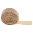 thumbnail image 3 of Rustic Natural Burlap Roll Jute Burlap Ribbon Hessian Linen Fabric Wedding Birthday Banquet craft Decorations 10m, 3 of 7