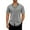 Gray1, variant on fatyb Mens Button down Shirts Summer Short Sleeve Casual Shirts Plain Shirts for Vacation Wedding Beach