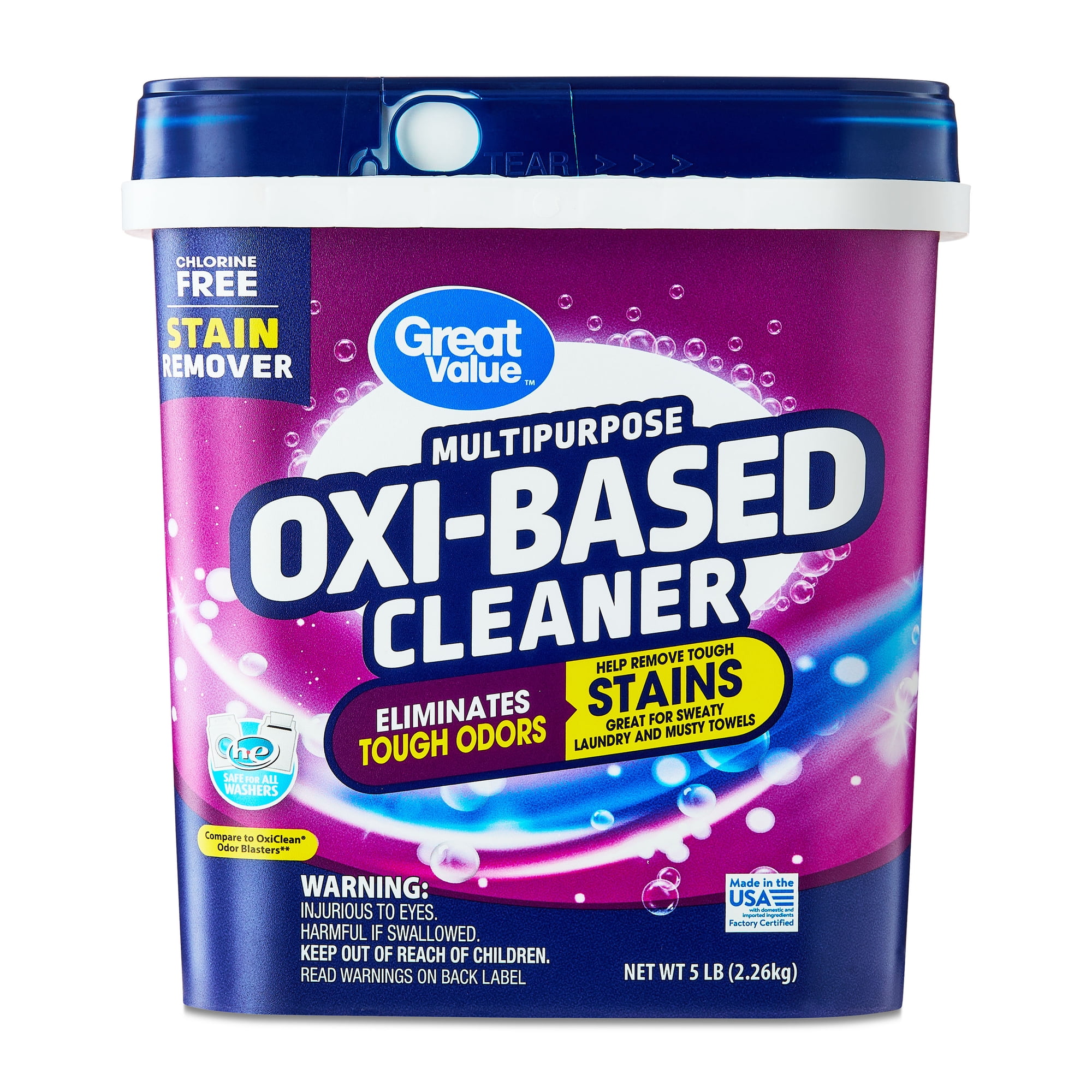 Great Value Multipurpose Oxi-Based Cleaner Powder, Fresh Scent, 5 lbs