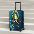 thumbnail image 6 of Daiia Big bass fish1 Luggage Cover, Thickened Washable Travel Luggage Covers, Elastic Unique Baggage Covers for 18-20 inch Luggage-Large, 6 of 7
