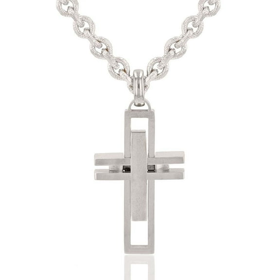 Montana Silversmiths Modern Art Cross - Accessories Jewelry Necklace - Nc3579