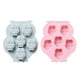 thumbnail image 1 of Moldes de pastel de silicona 2 unids Moldes para hornear para pasteles Hecho a mano Made Molds (rosa, azul), 1 of 6