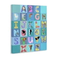 thumbnail image 2 of Stupell Industries Contemporary Animal Alphabet in Blue Canvas Art, 36 x 48, by Carla Daly, 2 of 8