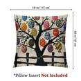 thumbnail image 4 of Ullo0ord Pillow Covers Spring Flower Wreath Rabbit Butterfly Spring Decorations Throw Pillow Cases Cushion Cover for Sofa Couch, 4 of 7