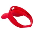 thumbnail image 2 of Canada Maple leaf Embroidered Sports Visor - Red OSFM, 2 of 5