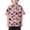 Pink, variant on Loose Comfortable Short Sleeve Button Down Shirt, Kids Beach Leisure Hawaiian Aloha Shirt for Boys Girls, Casual Tourist