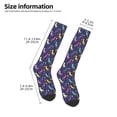 thumbnail image 2 of Balery Colorful Dinosaur Calcetines novedosos Calcetines deportivos Calcetines hasta la rodilla Calcetines de algodón Calcetines originales y geniales, 2 of 6