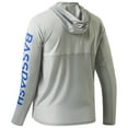 thumbnail image 5 of Bassdash Men's UV Sun Protection Hooded Long Sleeve Fishing Hoodie,Grey,S, 5 of 6