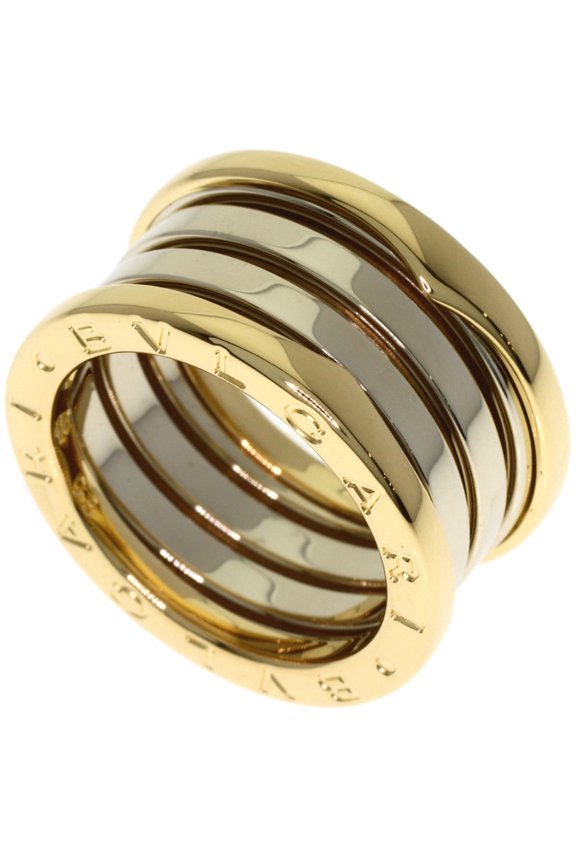 Pre-Owned Bulgari B-zero1 4-band Ginza Limited Edition #50 Ring - 18K Yellow Gold/18KWG Women's...