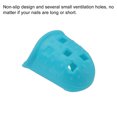thumbnail image 4 of Uxcell Finger Tips Anti Slip Fingertip Protector, 10 Pack 30mm Silicone Finger Guard, Light Blue, 4 of 6