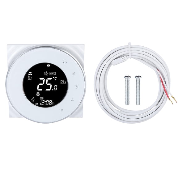 Yajisi Smart Wi‑Fi Electric Floor Heating LCD Touch Thermostat – Dual Sensor, Energy‑Saving Schedule, Child‑Safe Lock, Remote App Control