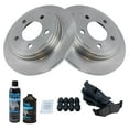 thumbnail image 2 of TRQ Ceramic Brake Pad & Rotor Kit Rear LR RR w/Chemicals BKA15555 Fits select: 2001-2003 CHRYSLER INTREPID, 1999-2004 CHRYSLER 300M, 2 of 6
