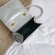 thumbnail image 3 of Bolso de hombro Mujer Cuadrado Color sólido PU Moda Plaid Satchel Bolsos Plata Sywqhk Para Estrenar, 3 of 9