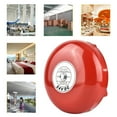 thumbnail image 4 of Campana De Alarma Redonda De Metal De 24 V, Campana De Alarma Contra Incendios De Seguridad Con Timbre Fuerte Y Función De Alarma Fuerte, Fabricación Impermeable Y Profesional, 4 of 7