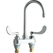 Chicago Faucets 895-317Gn2ae3ab Commercial Grade Centerset Kitchen Faucet - Chrome