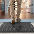thumbnail image 2 of Welcome Door Mat, Outdoor / Indoor Non-Slip Doormat for Entryway, 24" x 36" Gray, 2 of 7