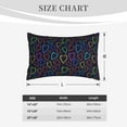 thumbnail image 6 of Bixox Colored Hearts Printed Pillow Protector,Super Soft Ideal for Home,Guests,Rentals - 20"x30", 6 of 8