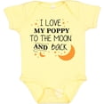 thumbnail image 3 of Inktastic I Love My Poppy to the Moon and Back Boys or Girls Baby Bodysuit, 3 of 5
