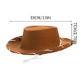 thumbnail image 2 of Grblisyd Felt Cowboy Hat Kids Western Hats Boys Girls Cowgirl Hat Rodeo Style Costume, 2 of 3