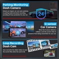 thumbnail image 6 of Dash Cam Front and Rear, Dash Camera for Cars WiFi/APP Control Dual Dashcam W/ 64GB Card, 2.5K Dash Cam Front+1080P Rear Car Camera W/Super Night Vision, Loop Recording, G-Sensor, Max Support 256GB, 6 of 9