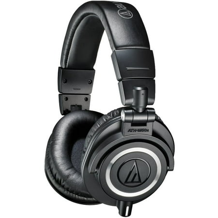 Audio-Technica ATH-M50X Professional Studio Headphones (Black)(Certified (Best Replacement Ear Pads For Ath M50x)