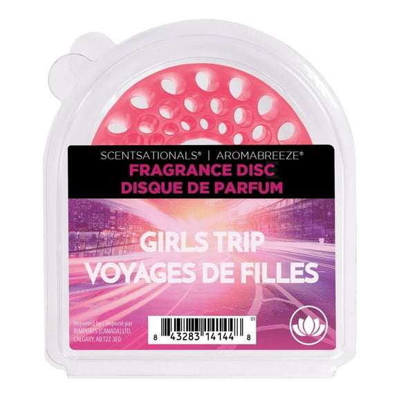 Disque de Parfum AromaBreeze ScentSationals - Voyages de filles Disc de parfum