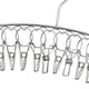 thumbnail image 5 of Tendedero de ropa de 2 piezas, colgador de ropa con 20 clips para calcetines Pinza de ropa funciones a prueba para calcetines, 5 of 8
