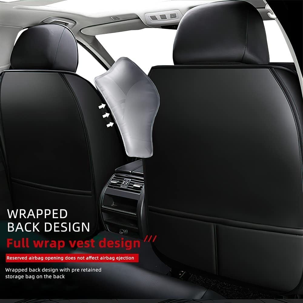 For Dodge Ram 1500 2009-2023 2500 3500 Crew Cab Pickup Truck Car Car Seat Covers 5 Seats Full Set Cushion Cover Leather