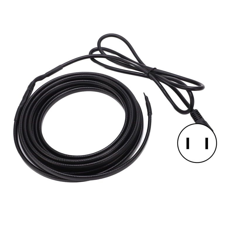 Heat Tape, Durable IP68 Waterproof Pipe Heating Cable Self Regulating For  Garage US Plug 110V,EU Plug 220V,UK Plug 220V - Walmart.com