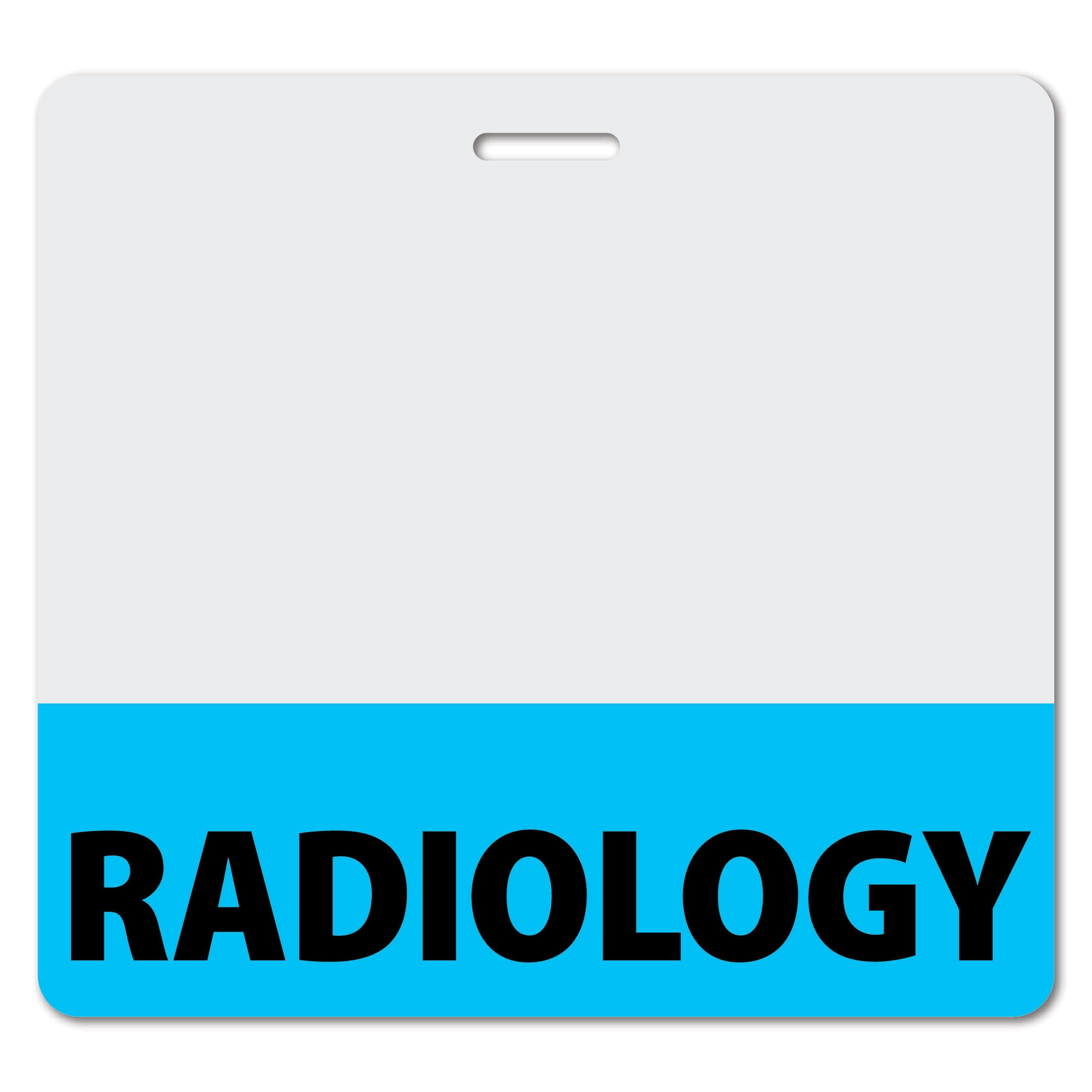 RADIOLOGY Heavy Duty Horizontal Light Blue (20 pack) Spill & Tear Proof Cards 2 Sided USA