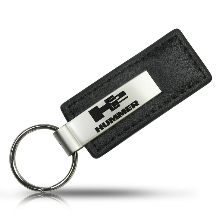 Leather Keychains: Black Key Lanyard | Leather key rings by