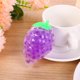 thumbnail image 2 of Bolas antiestrés blandas de uva para niños y adultos, 1 paquete, juguetes sensoriales de frutas, juguete de bola para apretar, relleno de cuentas de agua de gel púrpura, ideal para autismo,, 2 of 3