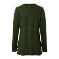 thumbnail image 6 of Ediodpoh Long Cardigan Sweaters for Women Long Sleeve Solid Color Knit Cardigan Mid Length Open Front Sweater Coat with Pockets Green S, 6 of 9