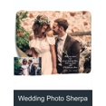 thumbnail image 1 of Everlasting Wedding Photo Keepsake Blanket Personalized Sherpa Blanket, 1 of 3