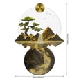 thumbnail image 2 of Home 24x36 inch Wall Hanging 3d Sculpture with Remote Control  & Led Light, 2 of 9
