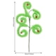 thumbnail image 3 of Adorno navideño verde peludo para árbol de Navidad, 40 cm, con tallos rizados de plástico decorativos para fiestas | Decoración festiva verde para árboles de Navidad, envoltura de regalos, repisas y, 3 of 6