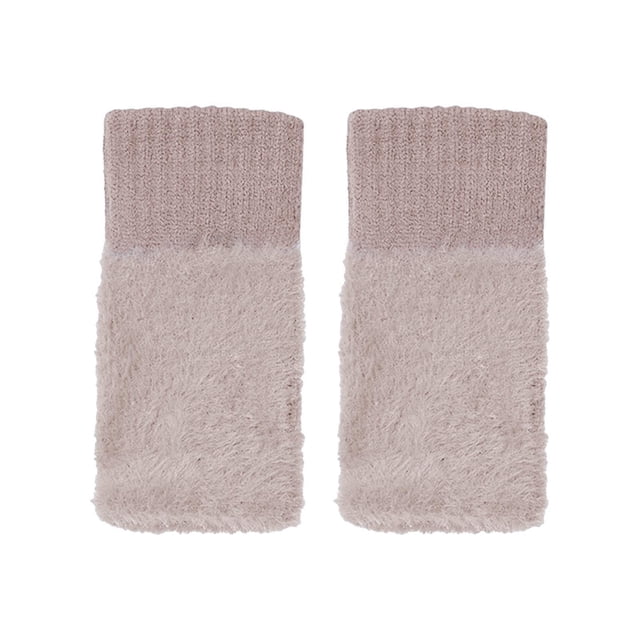 Women's Knitted Half Finger Gloves for Writing Driving Screen Use Soft Warm Comfortable Touchscreen Friendly Winter Accessories