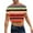 hgg277-Multicolor, variant on Mens Graphic Crop Midriff-Baring Short-Sleeved Round Neck Casual Top Printed Design Street Style Comfort Short Sleeve Shirt
