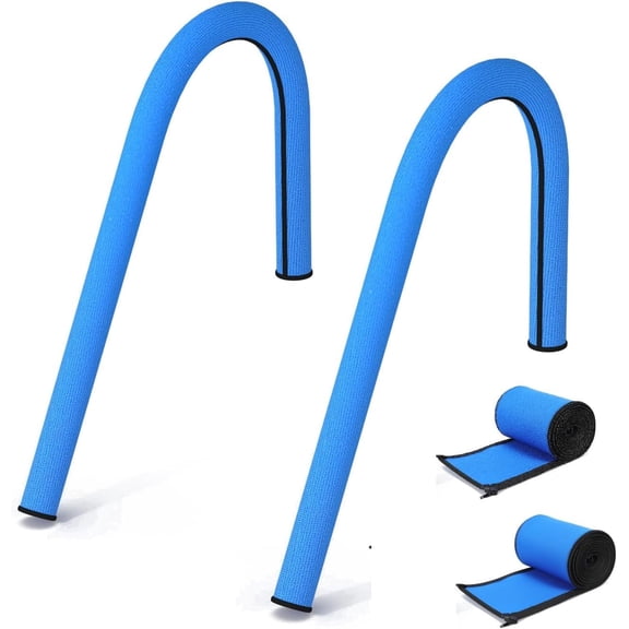 Navellon Pool Handrail Cover Slip Resistant with Zipper, Swimming Railing Protector, 6FT (2 Pack)