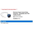 thumbnail image 2 of Electronic Engine Control Relay Connector - Compatible with 1994 Cadillac DeVille, 2 of 2