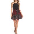 thumbnail image 1 of Blondie Nites Vestido acampanado adornado para mujer, Negro, 13 Blondie Nites Alinear, 1 of 1
