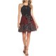 thumbnail image 1 of Blondie Nites Vestido acampanado adornado para mujer, Negro, 13 Blondie Nites Alinear, 1 of 1