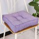 thumbnail image 2 of Nvzi Cojín de asiento de silla acolchado cuadrado de lino sintético, almohadillas de silla suaves y sólidas, cómodo para sentarse en la oficina, el hogar o el automóvil, 20 x 20 pulgadas, morado, 2 of 5