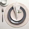 thumbnail image 5 of YEJIMAN Under CAD 10! 50% Off Clear! Kitchen Placemats Elegant Table Set Of 1/2/4 Leaf Napkin Rings With Wooden Beads And Rustproof Decor For Weddings Holidays And Everyday Use, 5 of 5