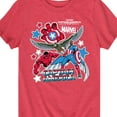 thumbnail image 3 of Marvel Captain America: Brave New World - Sticker Style - Toddler And Youth Short Sleeve Graphic T-Shirt, 3 of 5
