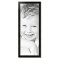 thumbnail image 2 of ArtToFrames 16" x 44" Honors Black with Silver Picture Frame, 16x44 inch Black Wood Poster Frame (WOM-5157), 2 of 7