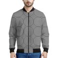 thumbnail image 3 of Chaqueta con cremallera con estampado 3D de degradado psicodélico para hombres, sudaderas de gran tamaño, chaquetas bomber de manga larga para primavera y otoño para mujeres, 3 of 5
