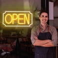 thumbnail image 3 of Open Signs for Business, LED Neon Open Sign for Business Window, Lighted Neon Open Lights for Retail Bar Cafe Bakeries Barber Salon, USB Powered 16 inch, 3 of 7