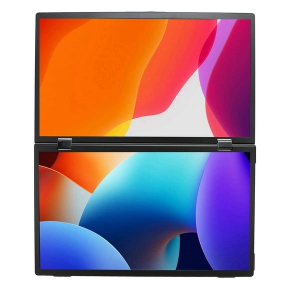 Stacked Laptop Screen Extender, 15.6 inch Portable Laptop Display 60Hz Refresh 360 Flip Rotation for